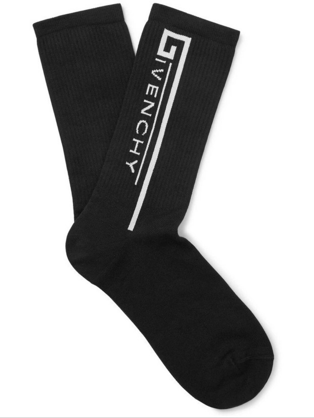 Givenchy Socks Logo Intarsia Black EU 43–46 Men’s 9.5–12.5